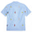 HKDS - Mickey Mouse and Friends Woven Striped Shirt for Adults