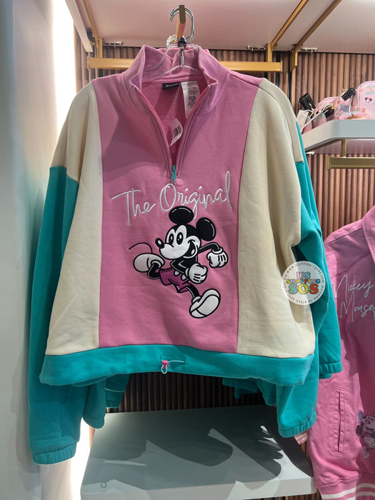 DLR/WDW - Her Universe The Original Mickey Pink/Cream/Teal Pullover (Adult)