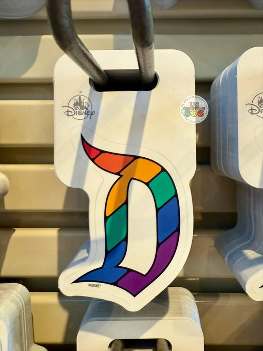 DLR/WDW - Vinyl Decals 2026 - Rainbow D Logo