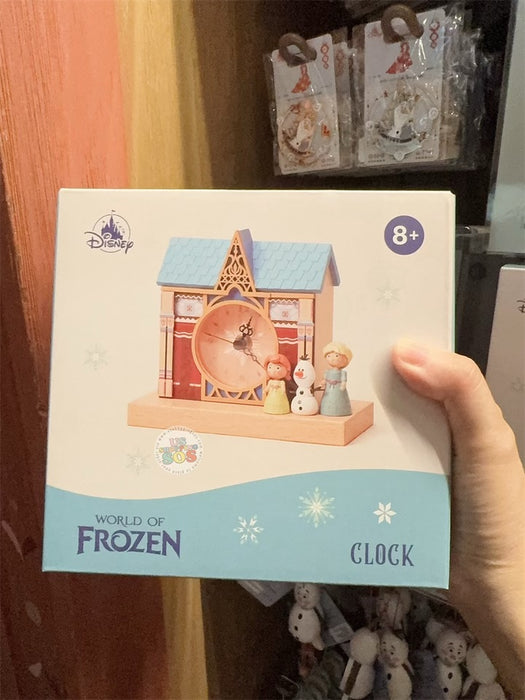 HKDL - World of Frozen 1st Anniversary Childhood Elsa, Anna & Olaf Clock