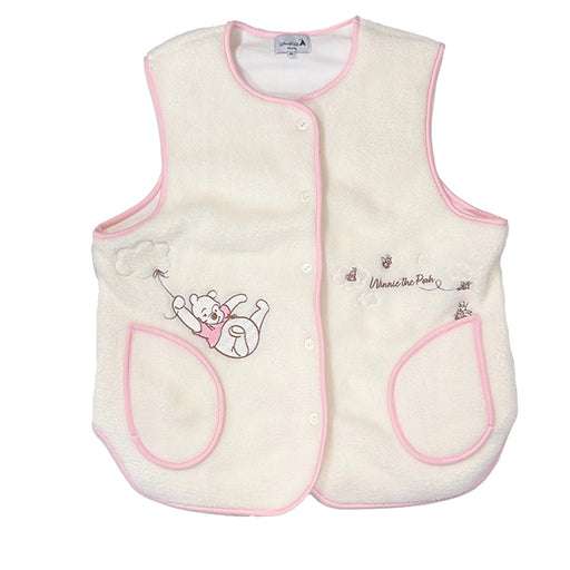HKDL - White Winnie the Pooh Fleece Vest for Women