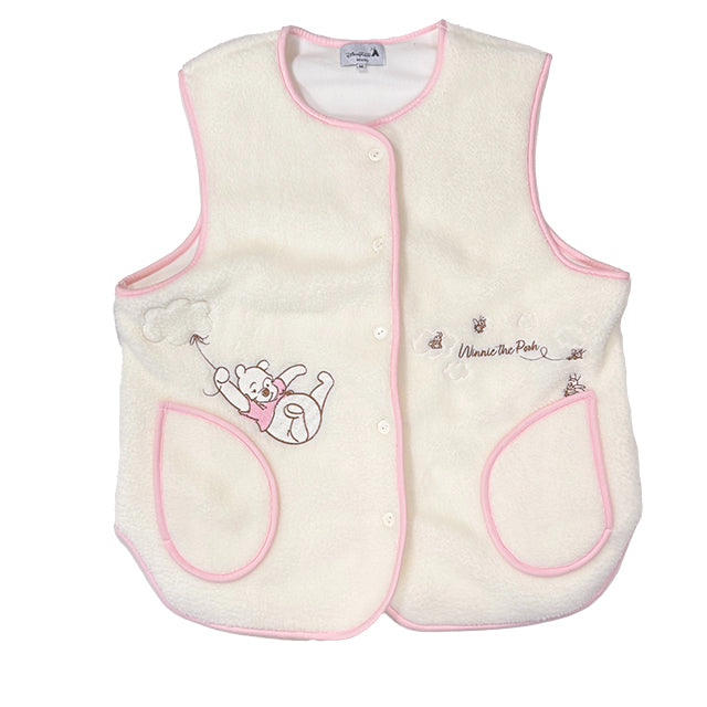 HKDL - White Winnie the Pooh Fleece Vest for Women