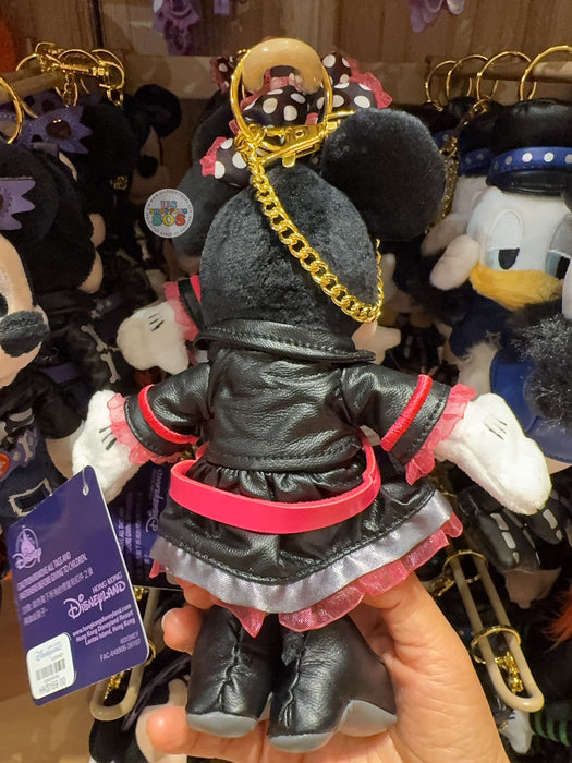 HKDL - 2026 Disney Halloween - Mickey and Friends Spooky Rock Band Collection x Minnie Mouse Plush Keychain