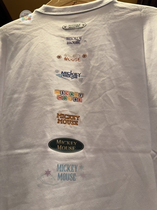 HKDL - 9 Mickey Mouse with Different Attractions Theme Clothes T Shirt (Adults)