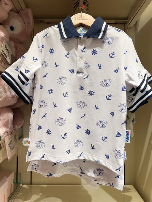 HKDL - Duffy Sailor All Over Print Polo T Shirt for Kids