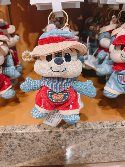 SHDL - 2026 Mickey and Friends Denim City Walk Collection x Chip Plush Keychain