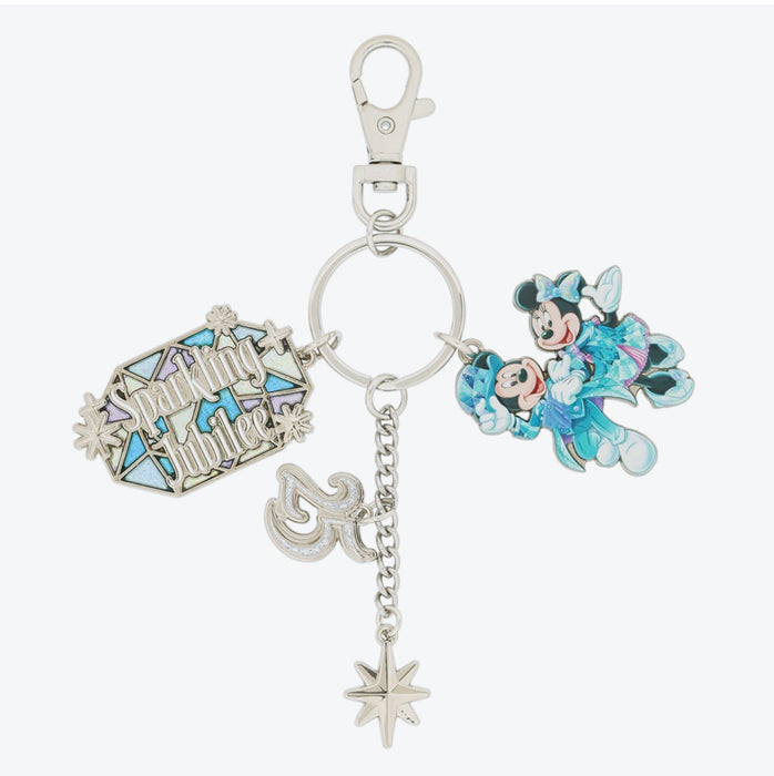 TDR - Tokyo DisneySea 25th Anniversary "Sparkling Jubilee" x Mickey & Minnie Keychain (Release Date: Apr 8, 2026)