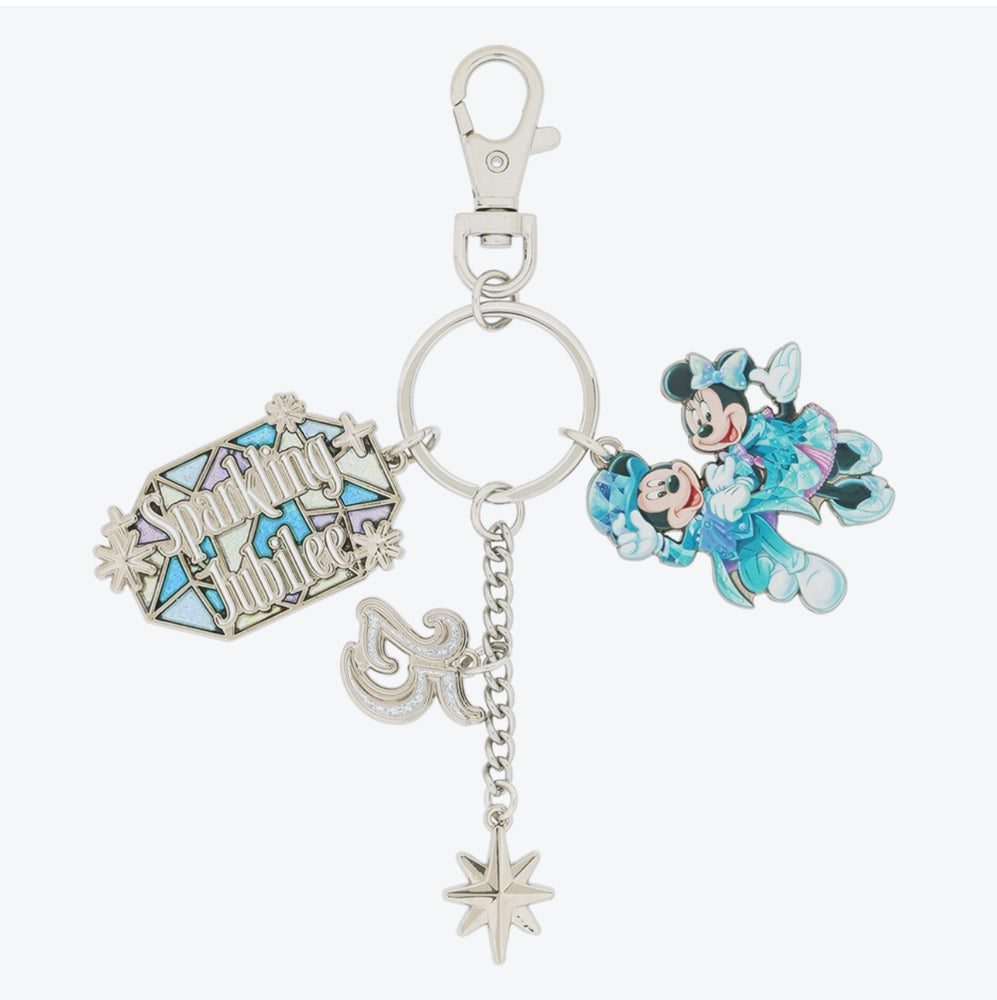 TDR - Tokyo DisneySea 25th Anniversary "Sparkling Jubilee" x Mickey & Minnie Keychain (Release Date: Apr 8, 2026)