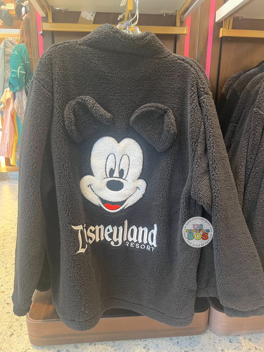 DLR/WDW - Cakeworthy Mickey Mouse Black Sherpa Jacket (Adult)
