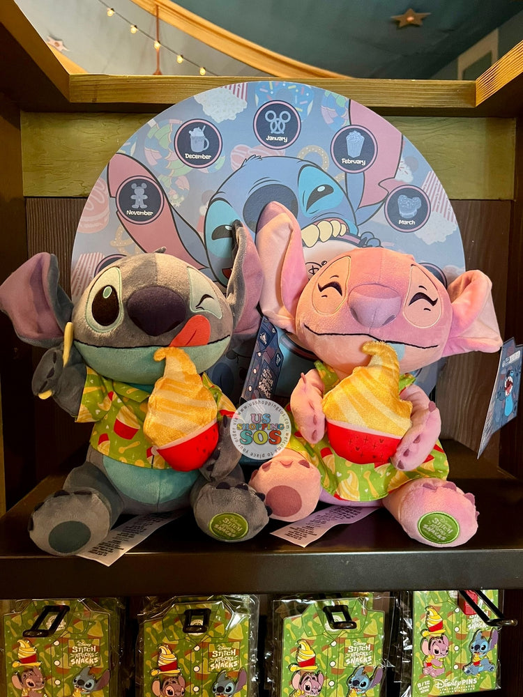 DLR/WDW - Stitch Attacks Snacks Limited Released Plush Toy - 8/12 Dole Whip