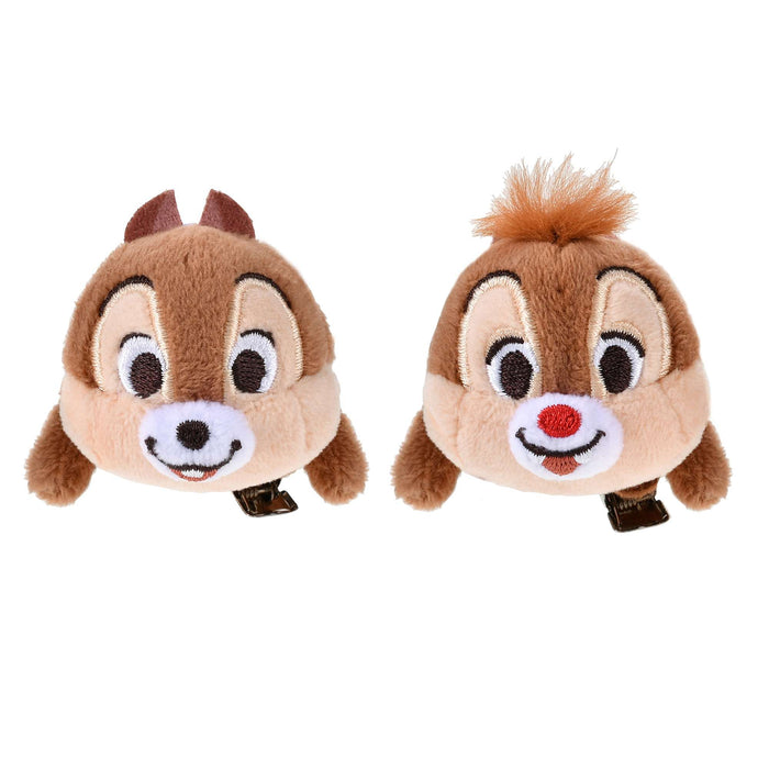 JDS - 2026 Chip & Dale ‘Flat Plush Toy Style’ Hair Clip Set