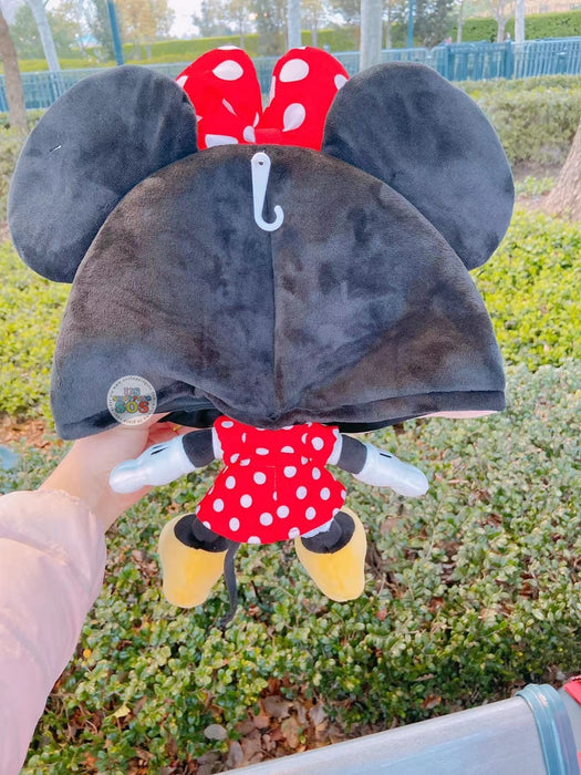 SHDL  - Big Head Plush Hat - Minnie Mouse