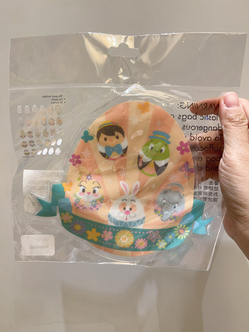 HKDL - Disney Characters with Egg Costume Sticker With Case Set