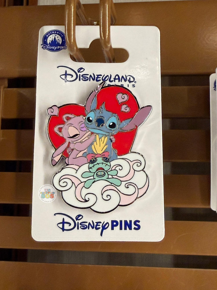 DLP - 2026 Love Stitch & Angel & Scrump Pin Badge