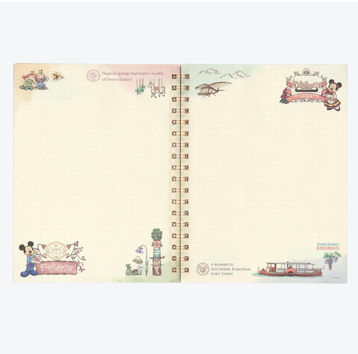 TDR - Tokyo DisneySea 25th Anniversary "The Jubilee Journey" x Mickey & Minnie Mouse Notebook (Release Date: May 25, 2026)