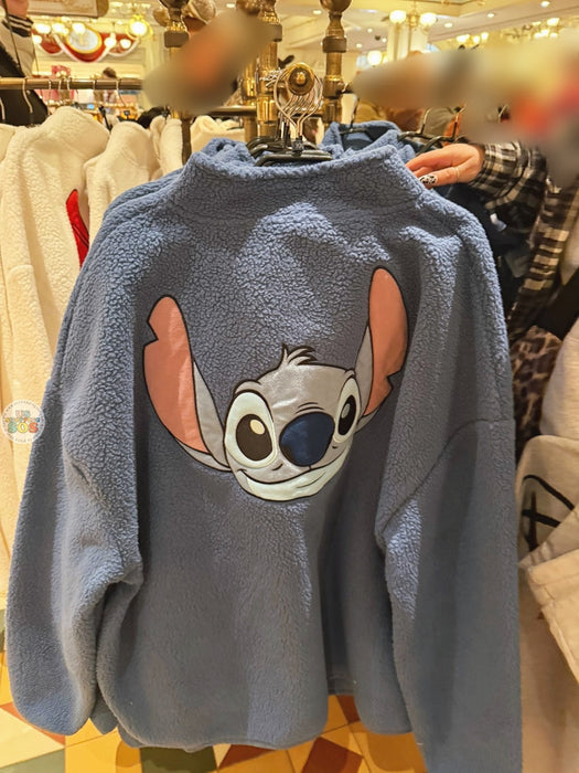 DLP - Stitch Quarter Zip Sherpa For Adults (Pre Order, Restock Date is UNKNOWN!!!)