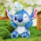 China Exclusive- Stitch with Scrump on the Head Plush Keychain