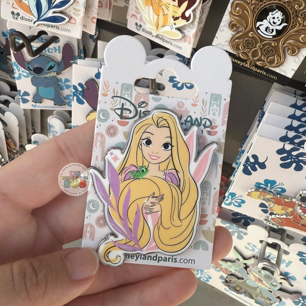 DLP - Disney Princess Rapunzel & Pascal Pin Badge