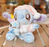 China Exclusive Potdemiel - 2026 Stitch & Scrump Pajama Plush Keychain (Color: Light Blue)