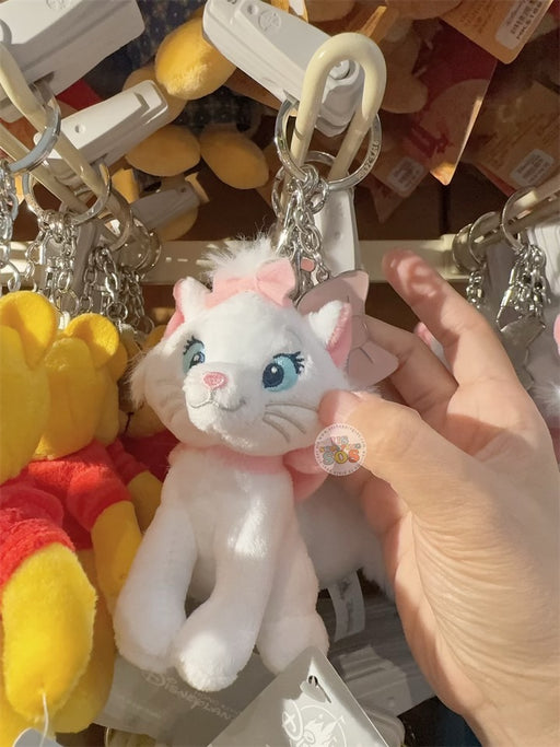 HKDL - Marie Plush Keychain with Button Badge