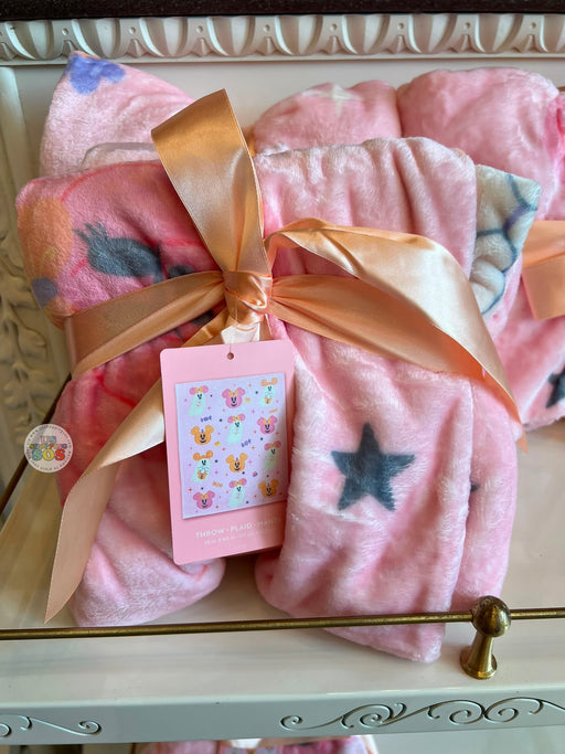 DLR/WDW - Halloween 2026 Pastel Cutie Ghost - Mickey & Minnie Ghost Throw Blanket