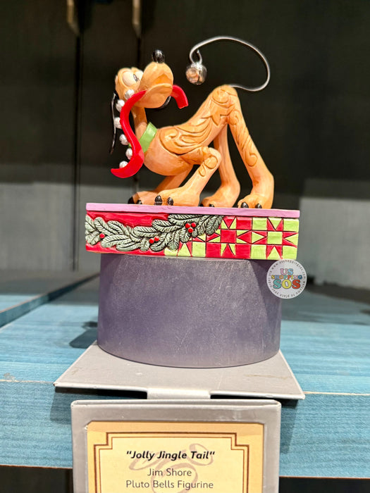 DLR/WDW - Jim Shore Pluto “Jolly Jingle Tail” Figurine