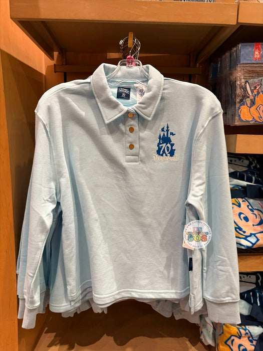DLR - Disneyland 70th Tinker Bell - Light Blue Collar Pullover (Adult)