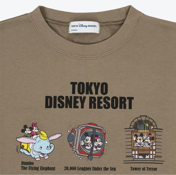 TDR - 2026 Mickey & Minnie Mouse Enjoying Tokyo Disney Resort Sweatshirt for Adults (Release Date: Oct 8, 2026