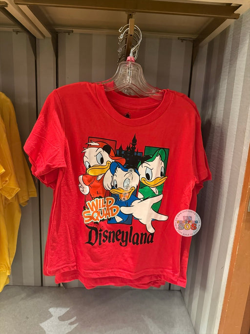 DLR/WDW - Huey, Dewey, and Louie Wild Squad Red Graphic T-shirt (Kids)