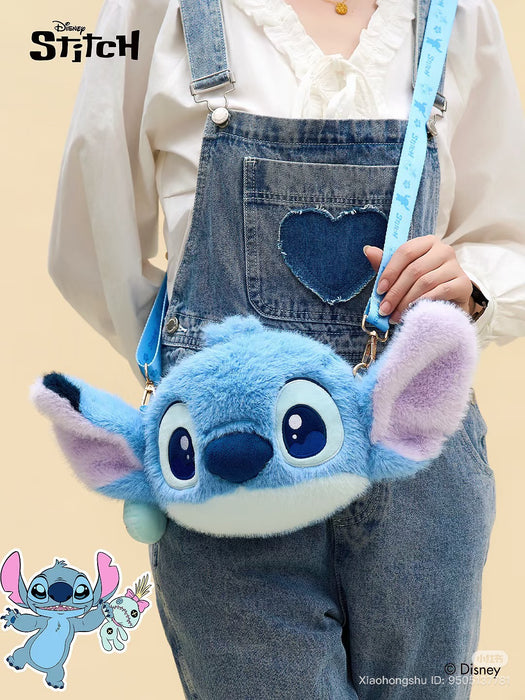 China Exclusive- Fluffy Big Face Stitch 2 Ways Bag