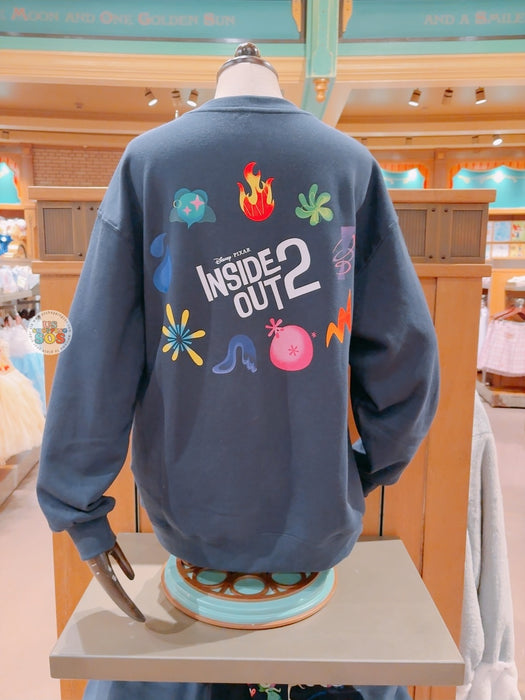 SHDL - Inside Out 2 "Shanghai Disney Resort" Wordings Pullover Sweatshirt for Adults