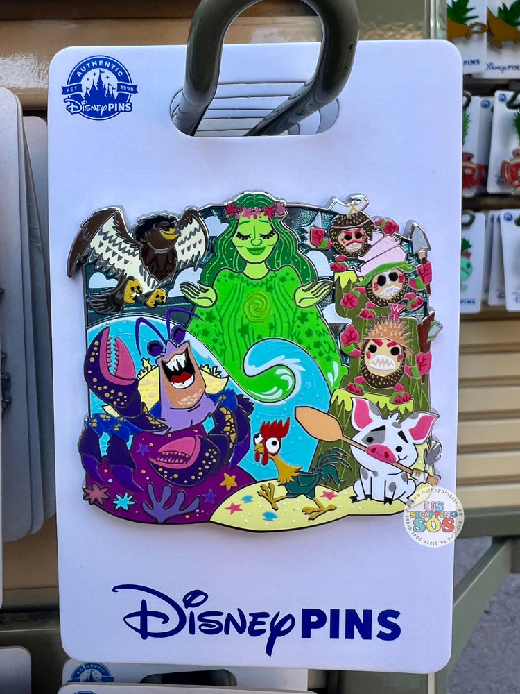 DLR/WDW - Moana Supporting Cast Pin