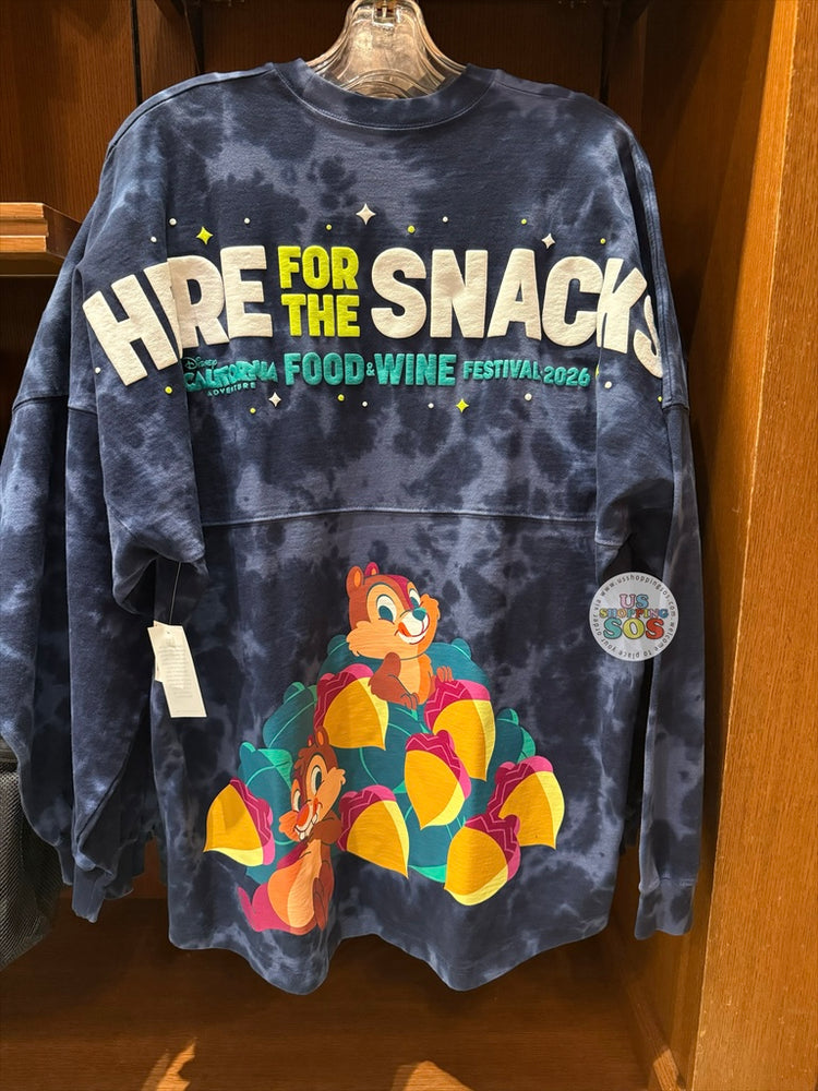 DLR - DCA Food & Wine Festival 2026 - Spirit Jersey Chip ‘N Dale Tie-Dye Pullover (Adult)
