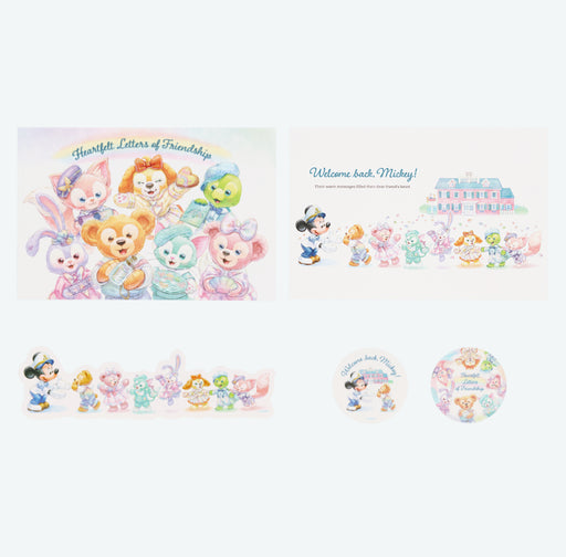 TDR - Duffy & Friends "Heartfelt Letters of Friendship" Collection x Postcard & Stickers (Release Date: Jan 8, 2026)