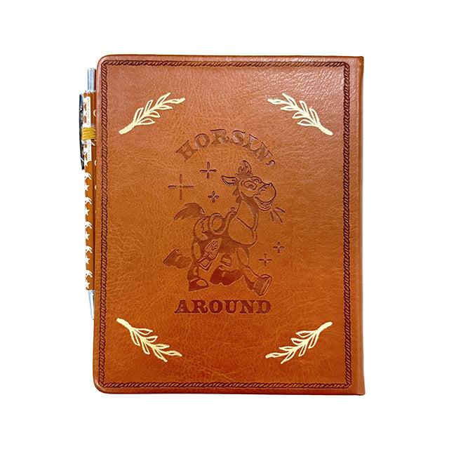 HKDL - 2026 Toy Story 5 Woody PU Leather Notebook with Pen
