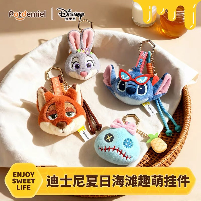 China Exclusive- Summer Beach Fun & Cute Scrump Plush Keychain