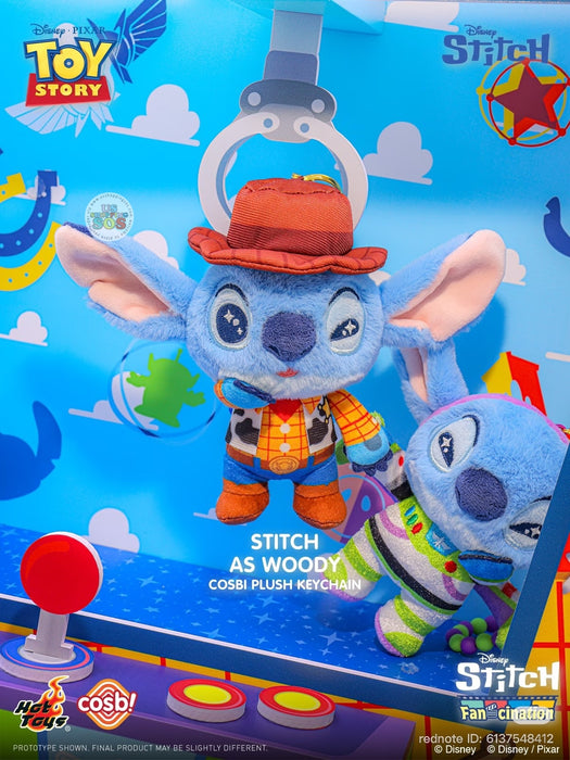 Hot Toy Cosbi - Toy Story Stitch Plush Keychain Blind Box