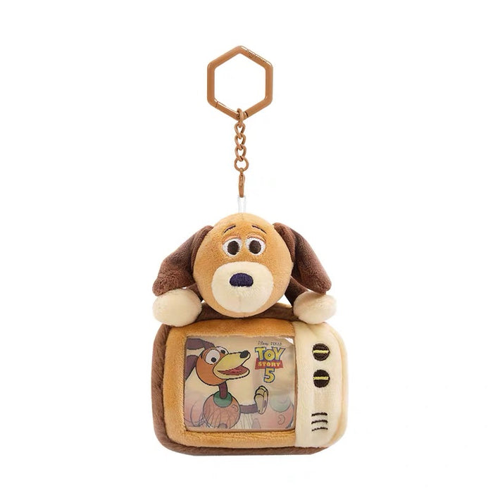 China Exclusive Potdemiel - Toy Story 5 "Playful Time Machine" x Slinky Dog Plush Keychain & Pouch