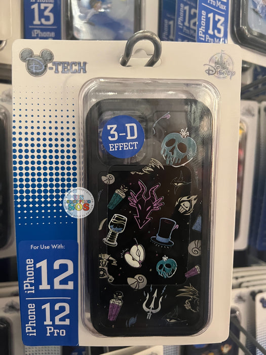 DLR/WDW - D-Tech Disney Villains Icons All-Over-Print 3D Effect iPhone Case