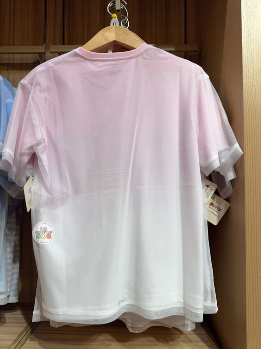 HKDL - 2026 Duffy and Friends Mesh-Layered T Shirt Color: Pink (Adults)