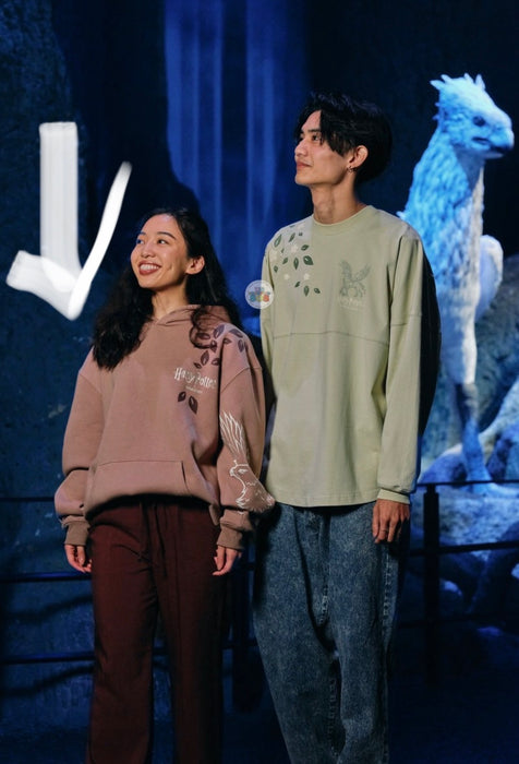 Harry Potter Shop Harajuku Exclusive x 2026 Buckbeak Collection – Hoodie Pullover for Adults Color: Brown