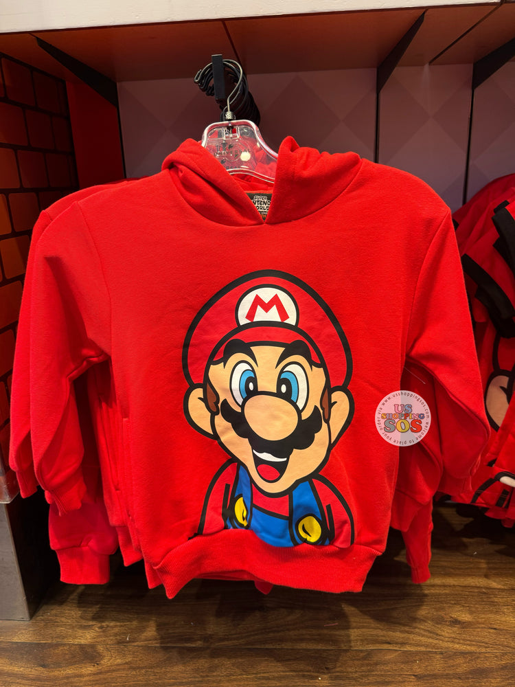 Universal Studios - Super Nintendo World - Mario Big Face Hoodie Pullover (Youth)