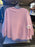 DLR/WDW - Daisy Park Logo Contrast Band Pink/Purple Pullover (Adult)