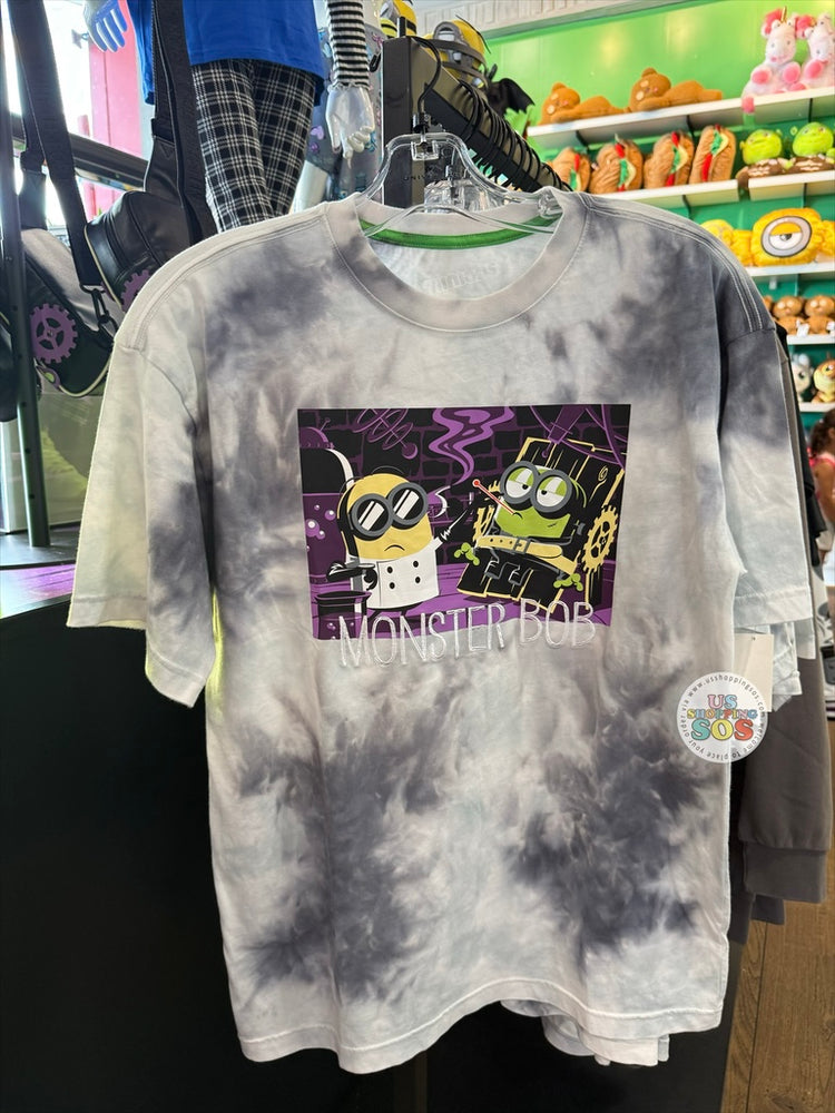 Universal Studios - Monster Bob 2026 - FrankenBob and Dave Mad Scientist Tie-Dye T-shirt (Adult)