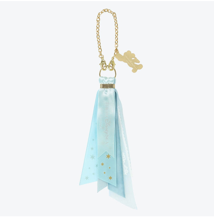 TDR - Tokyo DisneySea 25th Anniversary "The Jubilee Journey" x Mickey Mouse "Blue Ribbons" Keychain (Release Date: May 25, 2026)