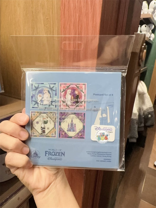 HKDL - World of Frozen 1st Anniversary x Post Card Set of 4