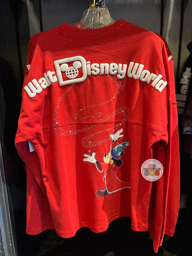 WDW - Fantasia Sorcerer Mickey - Spirit Jersey “Walt Disney World” Red Pullover (Youth)