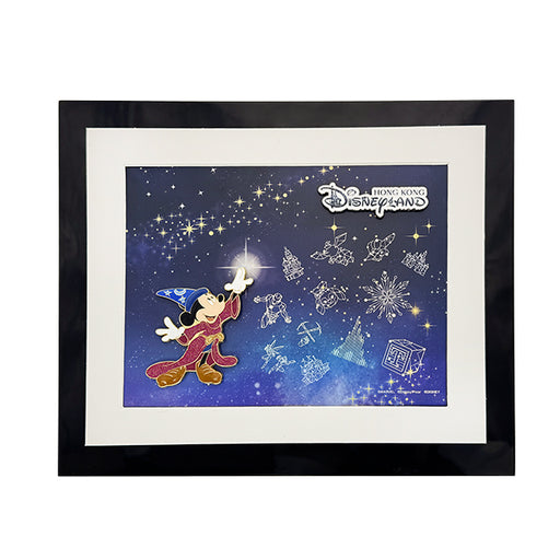 HKDL - Sorcerer Mickey Limited Edition 300 Pin with Picture Frame