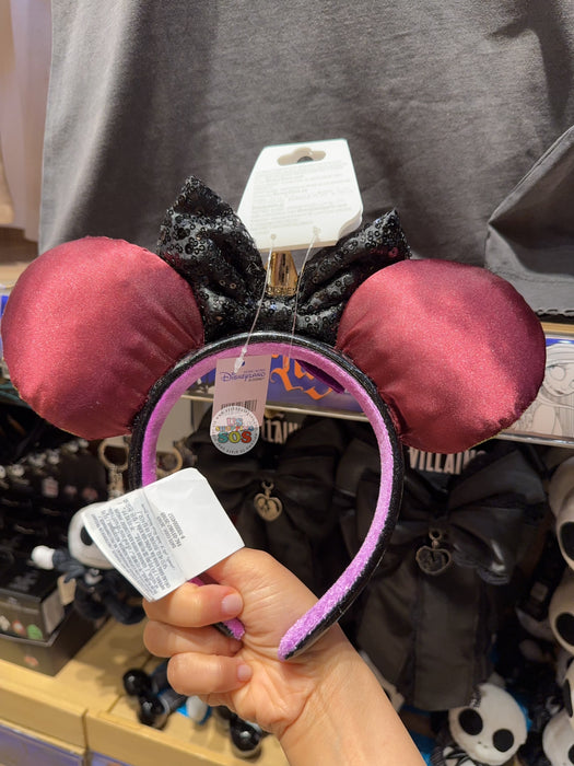 HKDL - 2026 Disney Halloween - Disney Villians x Snow White Evil Queen Poison Apple Ear Headband