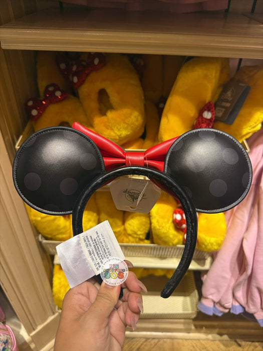 DLR/WDW - Minnie Mouse Imitation Leather Ear Headband